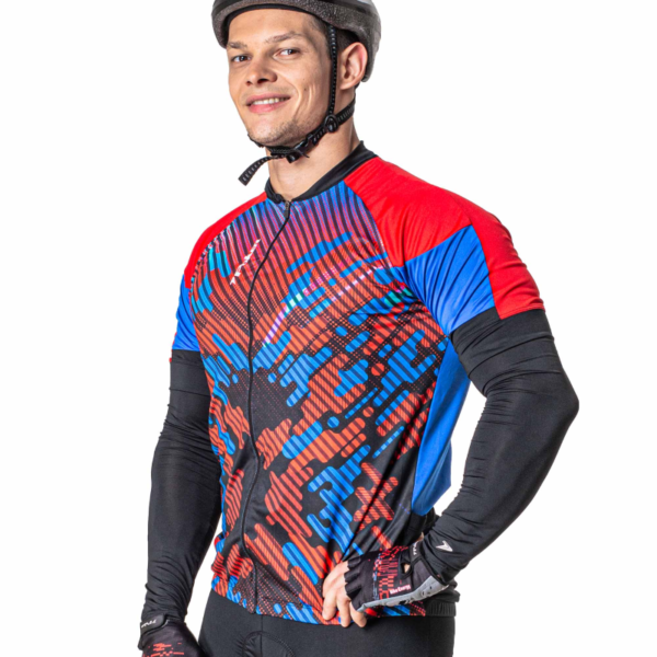 CAMISA CICLISTA MANGA CURTA ZÍPER TOTAL PHANTOM'